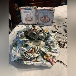 Longaberger Mother’s Day Tie-on & Jewelry Pouch 1998 1997 1996